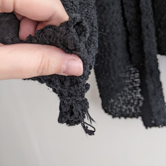 Wild Fable Black Textured Cardigan Size XXL - Picture 8 of 11